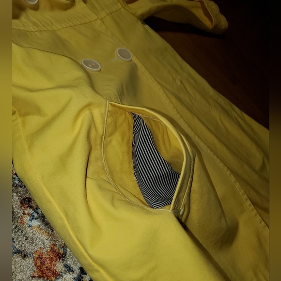 GAP Vintage Yellow Babydoll Pea Coat - Picture 8 of 12